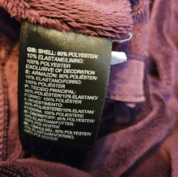 The North Face Shelbe Raschel Maroon pre-owned Womens L - Picture 8 of 10